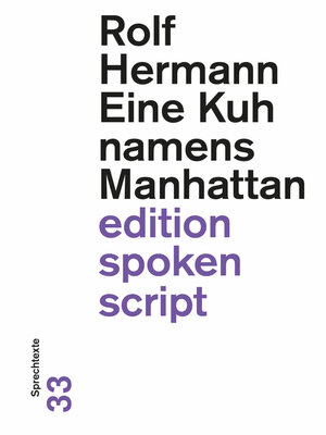 cover image of Eine Kuh namens Manhattan